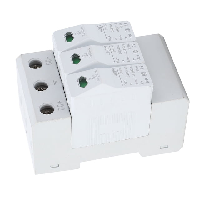 Protector de VoltaJe, Tarro de Diseño Dispositivo Modular Protector Flame Retardante PC FUERTE CONDUCTIVADAD ELECTRICA 1000V 20-40KA PARA ELECTRODOMÍSTICOS DE LA CASA