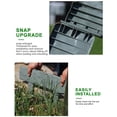 thumbnail image 4 of 10PCS Plastic Border Edging Garden Grass Fence Wall, 4 of 5