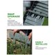 thumbnail image 4 of 10PCS Plastic Border Edging Garden Grass Fence Wall, 4 of 5