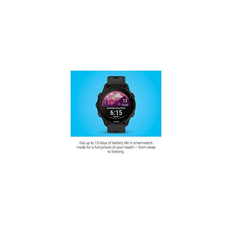 Garmin Forerunner 955 GPS Smartwatch, Black #010-02638-10 