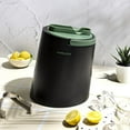 thumbnail image 2 of PINNACLE Insulated Stainless Steel Ice Bucket with Lid, Tongs & Collapsible Handles Green, 2 of 9