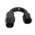 thumbnail image 2 of BLACK -8AN AN8 180 Degree Swivel Oil/Fuel/Gas Line Hose End Fitting Adapter, 2 of 4