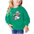 thumbnail image 2 of Kids Christmas Sweatshirt Christmas Sweatshirt for Kids Girls Boys' Christmas Sweatshirt Winter Christmas Letter Print Long-Sleeved Sweatshirt for Girls and Boys, 2 of 4