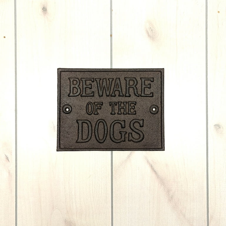 Beware of Dogs Warning Caution Sign Rustic Home Front Porch Garden Gate Plaque Beware of Dogs Warning Caution Sign Rustic Home Front Porch Garden Gate Plaque