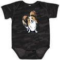 thumbnail image 3 of Inktastic Tricolor Papillon Boys or Girls Baby Bodysuit, 3 of 5