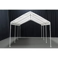 thumbnail image 3 of Large Carport Canopy with Steel Frame - 2 Car Shelter, Patio Cover, Outdoor Event Shade, 3 of 10