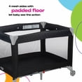 thumbnail image 5 of Cosco Kids™ Large Baby Playpen, Funsport Portable Baby Play Yard, Noir Dot, 5 of 16