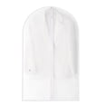 thumbnail image 5 of Guiexla Clothing Dust Cover Transparent with Hanging Hook Zipper Closure Moisture-proof Dustproof Large Capacity Hat Scarf Coat Storage Bag Protector Bag, 5 of 8