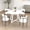 White, variant on Round table with chairs - Visual appeal - Meal occasions - Easy assembly