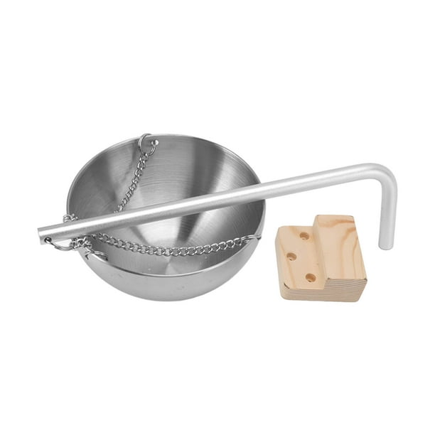 Cuenco De Sauna De Acero Inoxidable, Taza De Aceite De Aromaterapia Colgante, Cuenco De Aceite Esencial Para Sauna Con Función De Incienso, Taza De Aceite