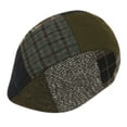 thumbnail image 3 of EPOCH Men's Winter Fall 100% Wool 14 Patch Duckbill Ivy Driver Cabby Cap Hat, 3 of 9