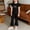 Black, variant on Spazoro Toddler Girls 2PC Outfit Set, Bow Knot Casual Ruffle Sleeve Shirt & Pants Summer Clothes Set for Baby Beige Size 4-5