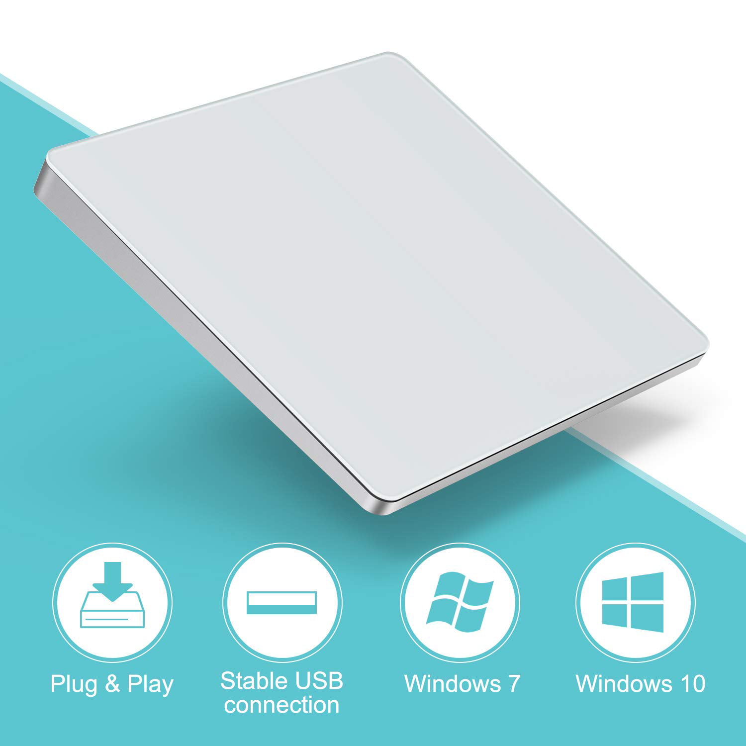 PC Notebook Jelly Comb Multi-Touch Wired Trackpad for Windows 7 and Windows 10 Computer USB Touchpad Laptop