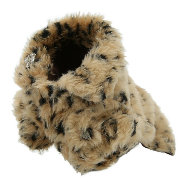 Pet Leopard Print Cloak, Pet Winter Cloak Windproof Warm Comfortable Retro Machine Washable For Winter For Autumn S,M,L,XL