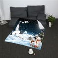 thumbnail image 1 of Manta de Sherpa de Navidad, Manta de de Sherpa Súper Suave, Manta Decorativa para Cama, Sofá, 1 Yotijar Manta de lana de Navidad, 1 of 10