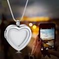 thumbnail image 3 of Customized Photo Urn Necklace Glass Cremation Jewelry Necklace for Ashes Heart Memorial Lockets Urn Ashes Keepsake, 3 of 7