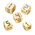 thumbnail image 1 of Shisuyan 5pcs Metal Number Dices With Rounded Corner Table Game Dice Mini Dice Party Supply, 1 of 8