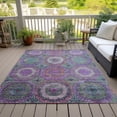 thumbnail image 3 of Dalyn Rugs Machine Washable Indoor/Outdoor Chantille ACN2049 Purple 2'6" x 3'10" Rug, 3 of 9
