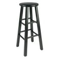 thumbnail image 3 of Winsome Wood Element 2-Pc 29" Bar Stool Set, Black Finish, 3 of 7