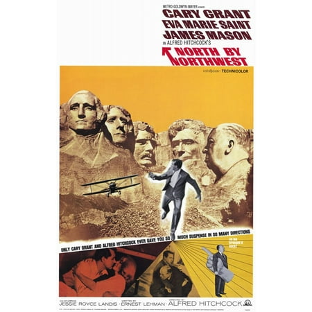North By Northwest POSTER (11x17) (1959) (Style B)