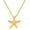 Gold Starfish, variant on Gold Necklace for Women Boho Spiral Conch Shell Necklace Starfish Necklace Vintage Ocean Sea Shell Choker Pendant Necklace Adjustable Summer Beach Jewelry