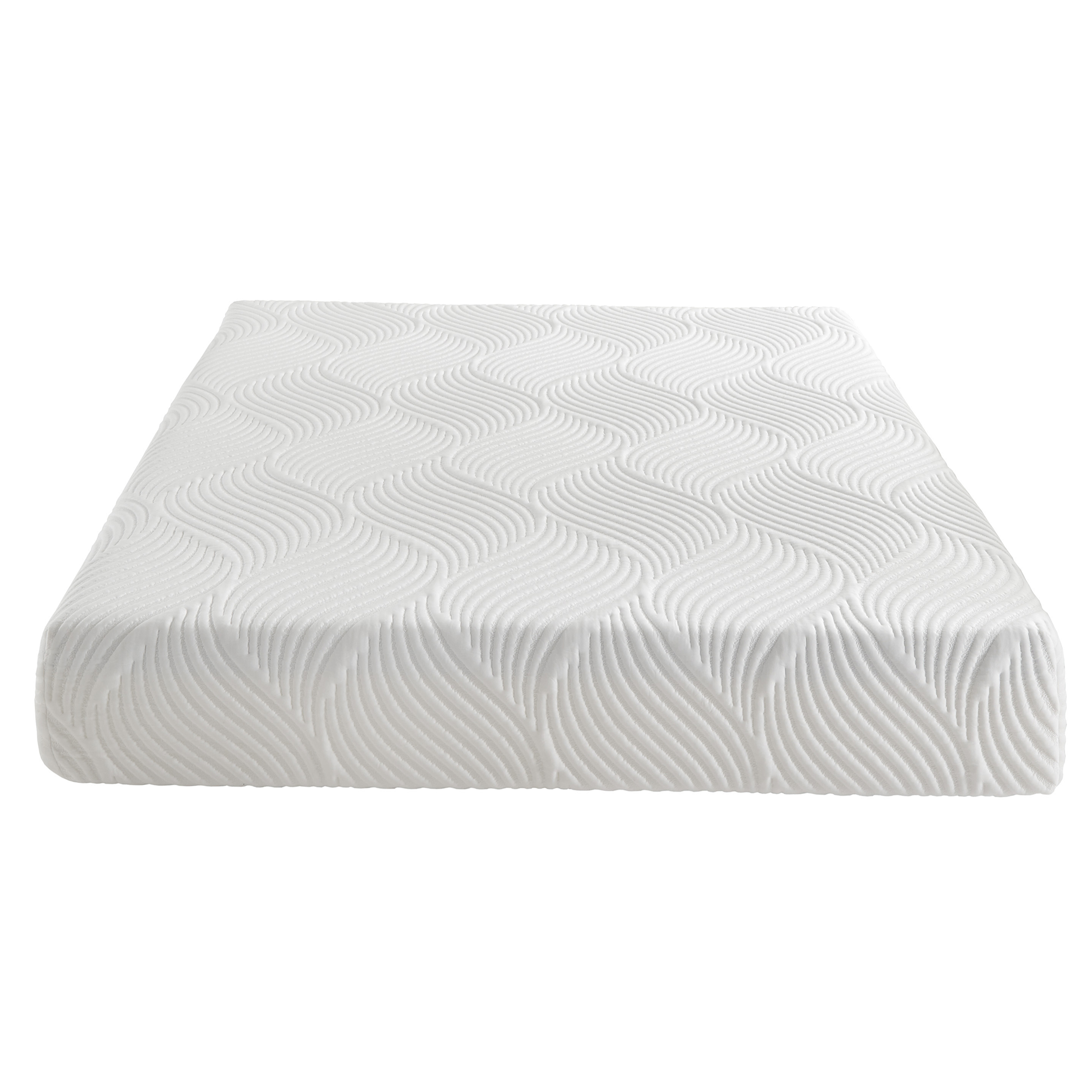 JERFIT 10 Inch California King Firm Mattress, Gel Memory Foam, Tencel Cover, Mattress in a Box for Cool Supportive Sleep