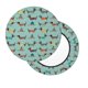 thumbnail image 2 of Disketp Dachshund Dog Puppy Funda Redonda para Taburete, Funda de Cojín para Silla de Bar Suave y Elástica-14 inch, 2 of 7