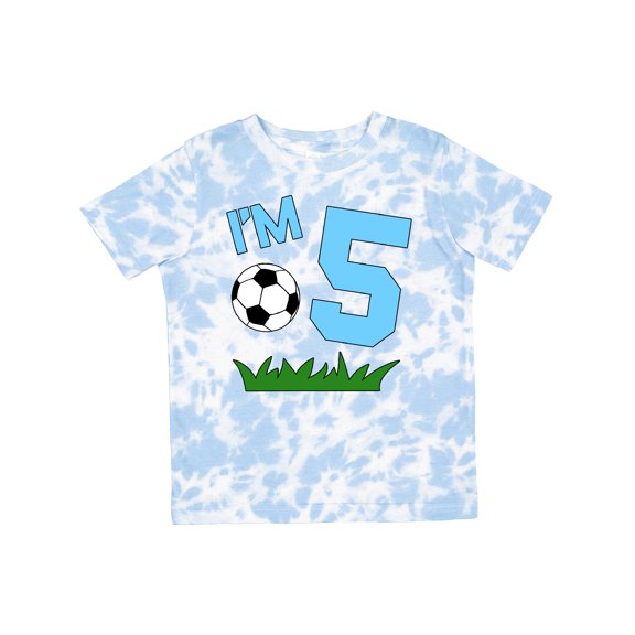 Inktastic I'm Five Fifth Birthday Soccer Boys or Girls Toddler T-Shirt