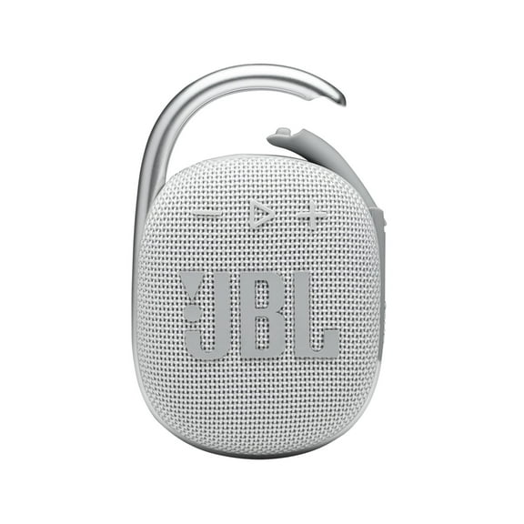 Open Box JBL Clip 4 White Portable Bluetooth Speaker
