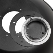 Glow 20.5 White Softlight Beauty Dish Reflector With Bowens Mount Adapter