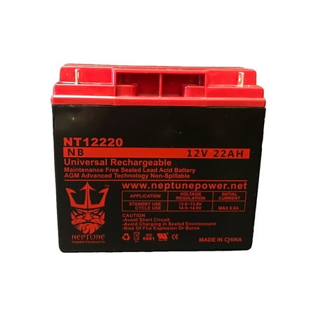 Solar BOOSTER PAC ES5000 (SP12-22) 12V 22Ah SLA Replacement Jumper Starter Battery by Neptune