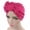 Hot Pink, variant on Baseball Caps for Women Beige Bow Cancer Chemo Hat Beanie Scarf Turban Head Wrap Cap