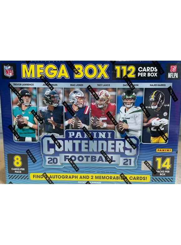 2021 Panini Contenders NFL Football Mega Box