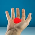 thumbnail image 1 of CTIRCHIU Red Sponge Hearts for Party Fun Creative Interaction Small Heart Props 20 Pairs, 1 of 8