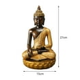 thumbnail image 2 of Esquirla Thailand Buddha Figurine Resin Fengshui Art Fengshui Ornament Buddha Sculpture Thailand Buddha Statue for Bedside Tables Tabletop, 2 of 8
