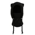 thumbnail image 3 of QLEICOM Beanie for Women,Womens Winter Hat,Women Balaclava with Knit Construction and Fleece Lining Providing Complete Head Neck and Face Coverage Outdoor Black, 3 of 5