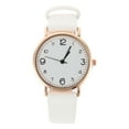 thumbnail image 1 of Shisuyan Montre-Bracelet Design Numérique Cuir Blanc Quartz 1Pcs 9.3X1.6In, 1 of 9