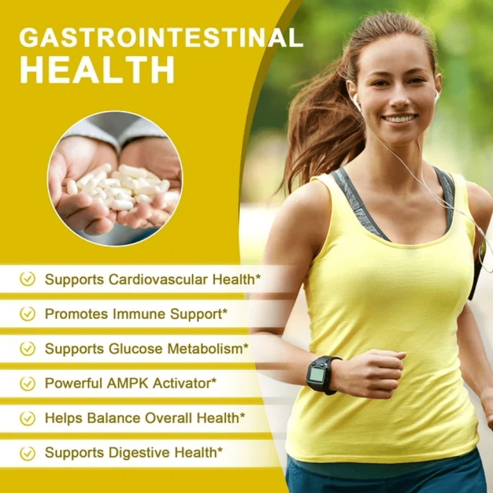 Berberine Supplement - 1000mg Berberine with Ceylon Cinnamon, Milk Thistle & Turmeric Extract, Organic Herbal Formula Support Gastrointestinal Function, Cardiovascular & Glucose Metabolism