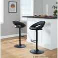 thumbnail image 3 of LumiSource Posh Adjustable Barstool - Set of 2, 3 of 6