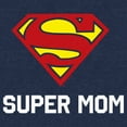 thumbnail image 2 of Men's Superman Super Mom Graphic Tee Navy Blue Heather Large, 2 of 4