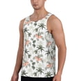 thumbnail image 2 of Easygdp Vintage Palm Trees Men's Tank Top, Sleeveless Muscle T Shirts, Breathable, Quick-Dry, Loose for Gym, Running, Fitness - XX-Large, 2 of 9