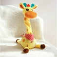 thumbnail image 5 of TOOPOOT Dancing Talking Giraffe Toy – Musical electronic toy, 10 kids' songs, twist dance, voice mimicry, safe plush, 1-3 year olds love (1PC), 5 of 7