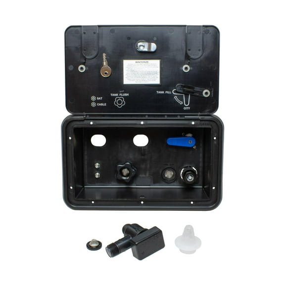 B&B Molders Docking Station, 1/2" Thread, Spin Sprayer, No Shower, Black