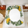 thumbnail image 5 of jejeloiu Rustic Plant Sunflower Twin Sheet Sets,Country Farmhouse Lodge Bedding For Girls Kids 3 Pieces, 5 of 7