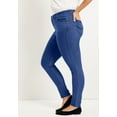thumbnail image 3 of June + Vie Women's Plus Size Curvie Fit Skinny Jeans, 3 of 5