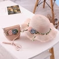 thumbnail image 2 of Girls 2-8 Age Straw Hat Tourism Sun Hat Flower Children Sun Hat And Bag Set, 2 of 2