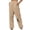 Khaki, variant on Sakmal Black Sweatpants for Women Plus Size Joggers Pants Workout Graphic Stretchy Joggers for Women L