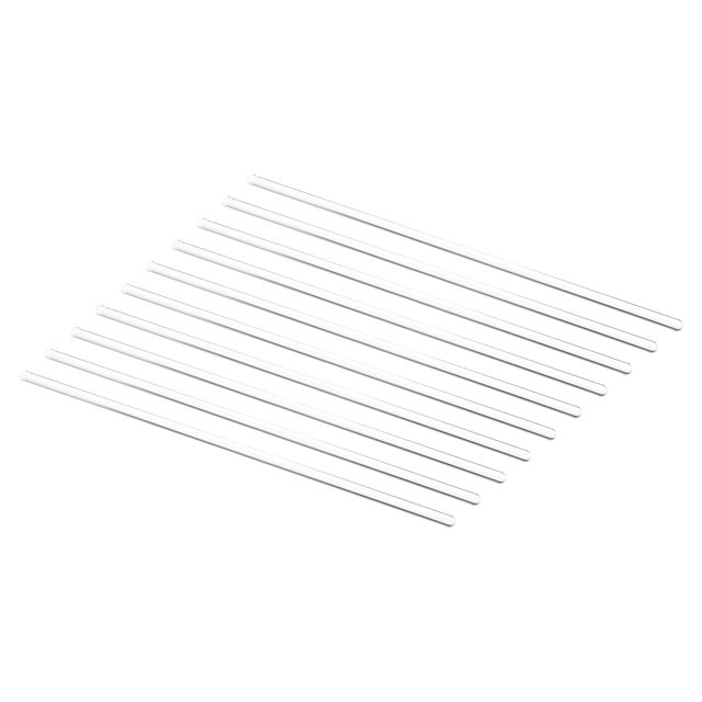 Unique Bargains 3.3 Borosilicate Glass Stick 9.84' Length 6mm Dia Stir Rod Round for Lab Kitchen Science 10Pcs