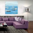 thumbnail image 6 of Epic Art 'Summer Regatta II' by Emma Scarvey, Acrylic Glass Wall Art, 36"x36", 6 of 7
