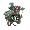 thumbnail image 2 of LED Christmas Garland Lights, Copper Wire String with Pine Cones and Red Berries, Battery Operated Christmas Tree and Fireplace Rattan Decoration for Holiday Home Décor, 2 of 6